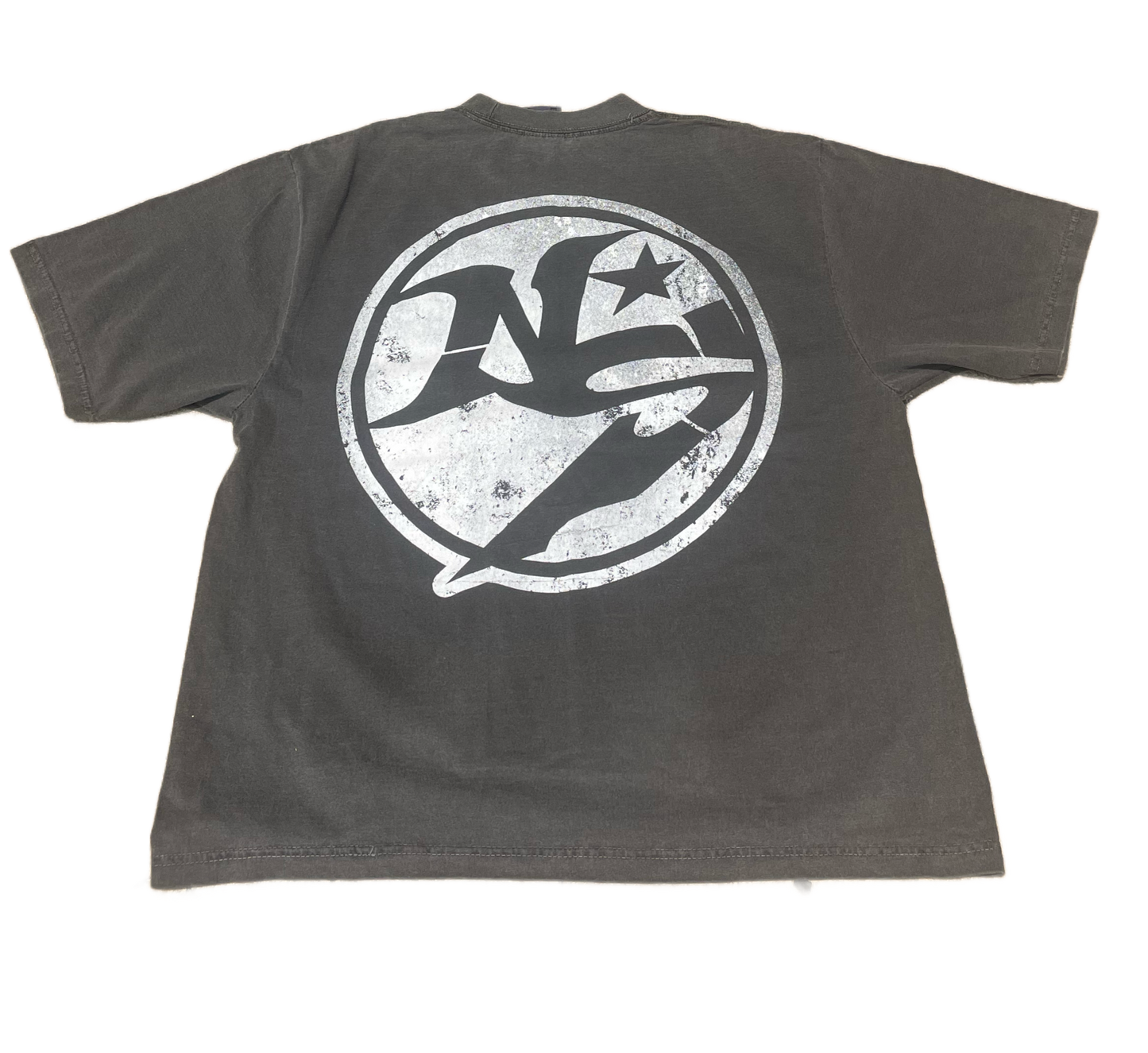 Never Switch "NewsPaper" T-Shirt Grey